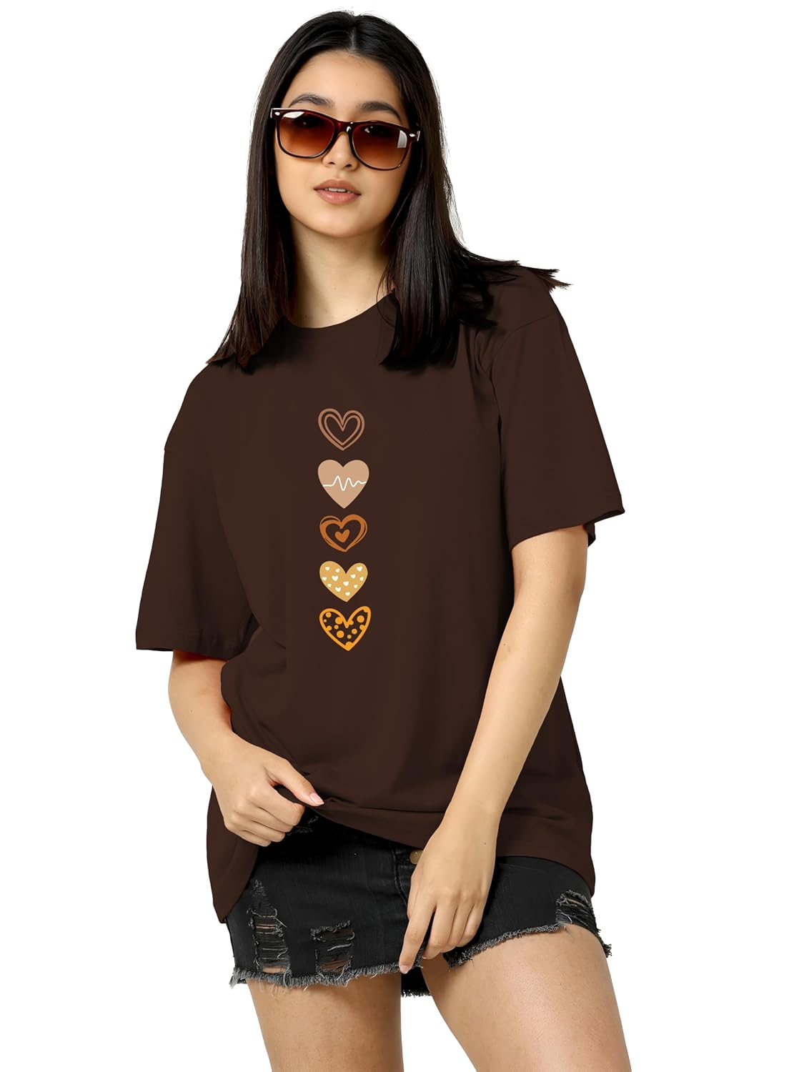 Women's Oversized Drop-Shoulder Graphic T-Shirt