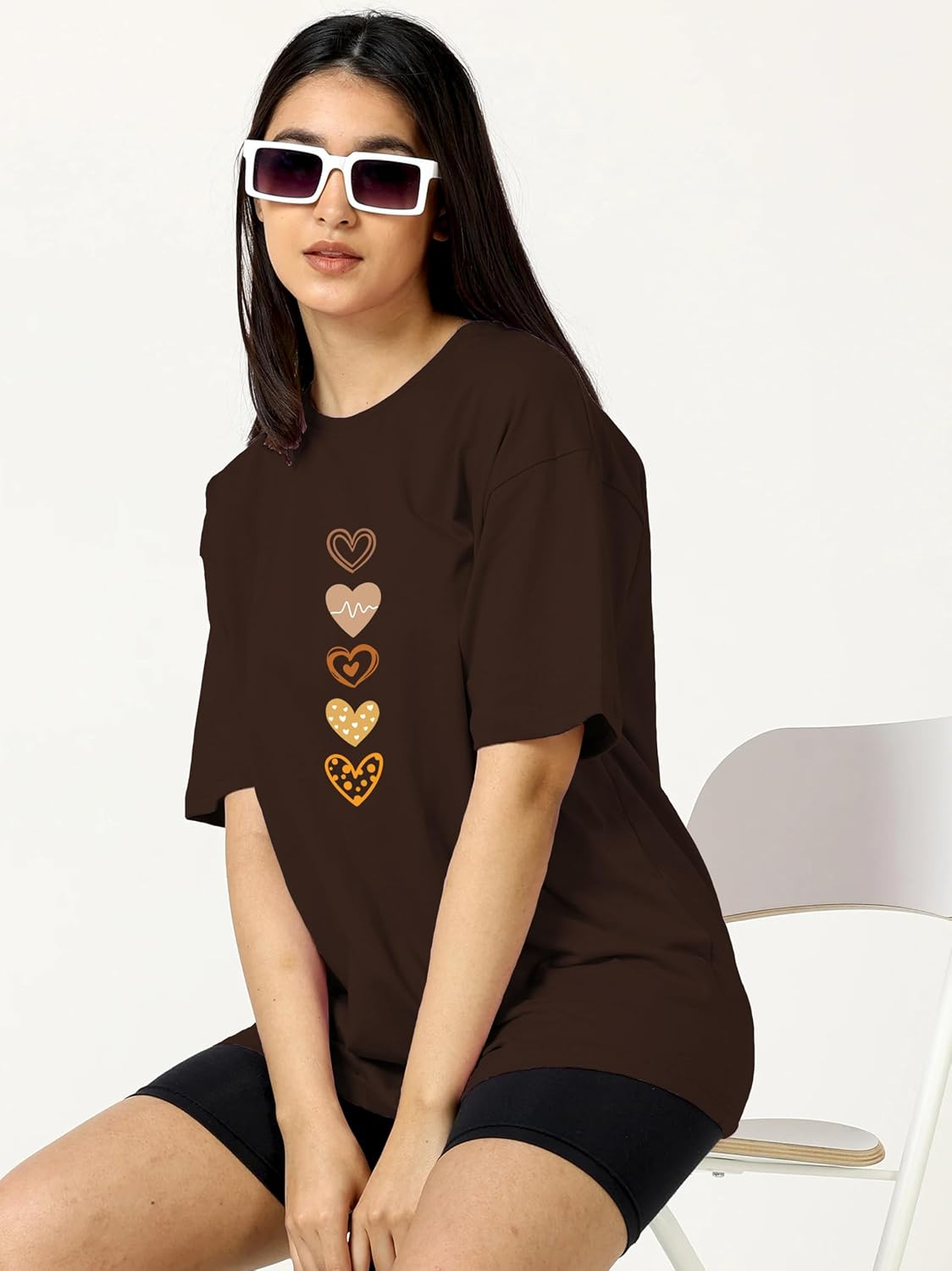Women's Oversized Drop-Shoulder Graphic T-Shirt - Image 3