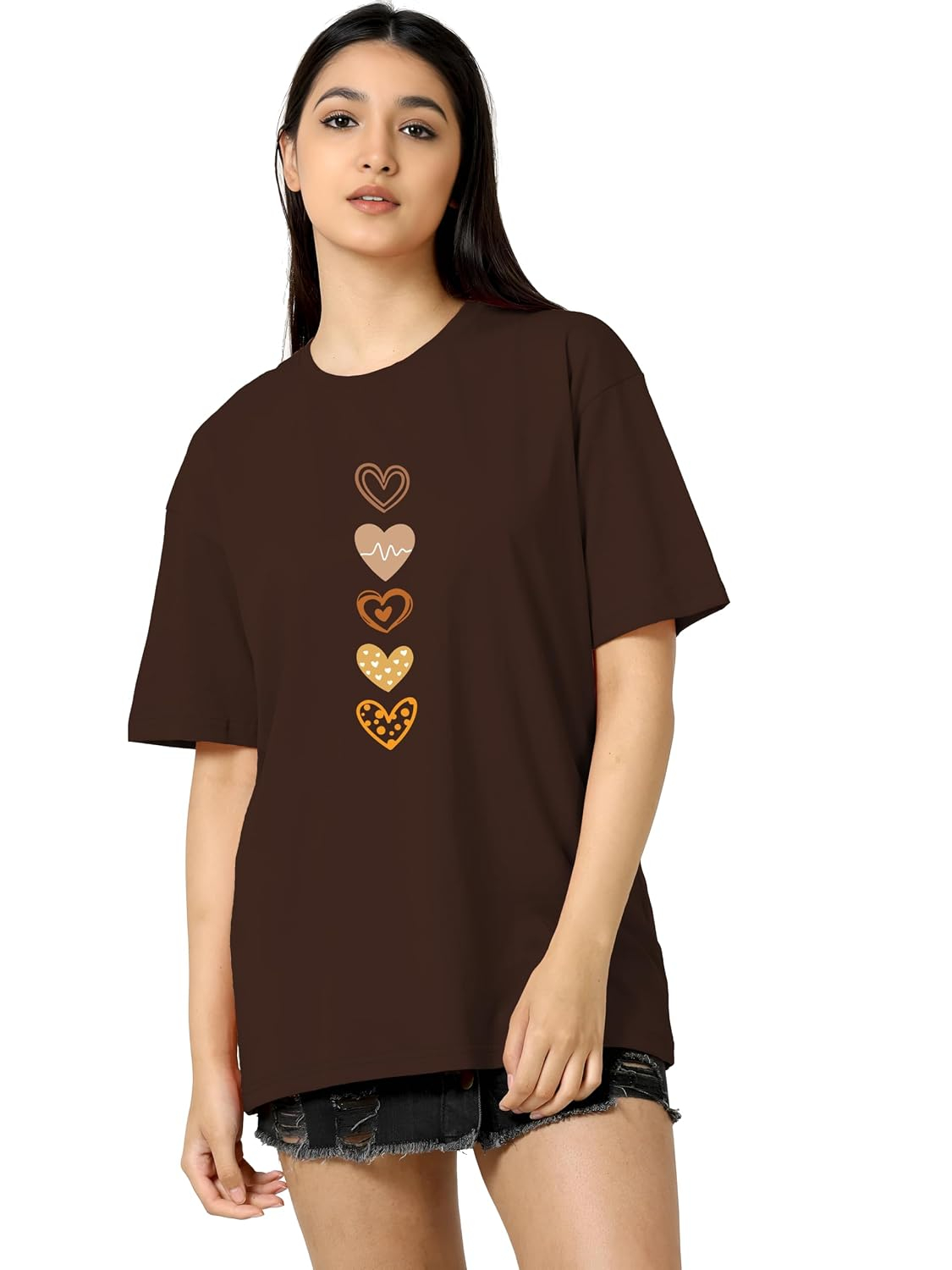 Women's Oversized Drop-Shoulder Graphic T-Shirt - Image 6