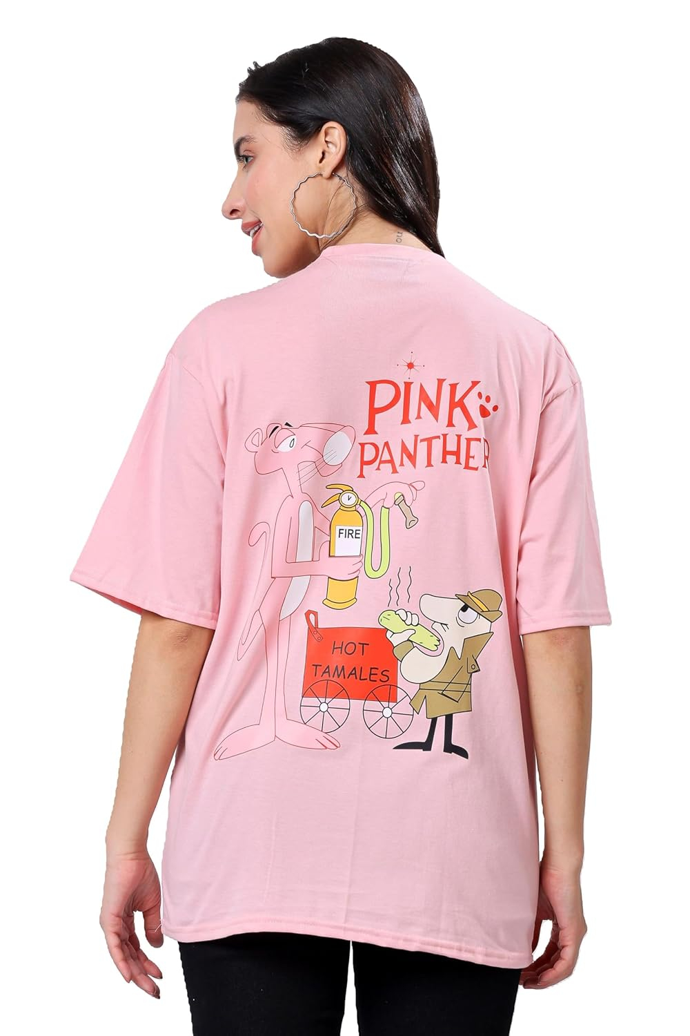 Women's Oversized Drop-Shoulder Graphic T-Shirt - Image 7