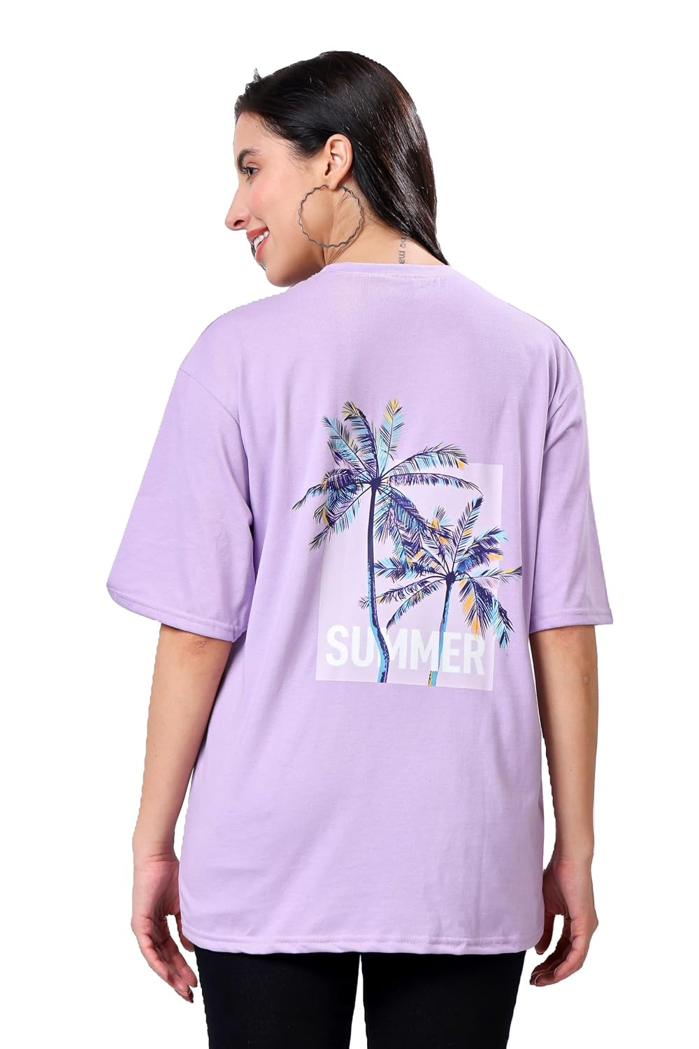 Women's Oversized Drop-Shoulder Graphic T-Shirt - Image 16