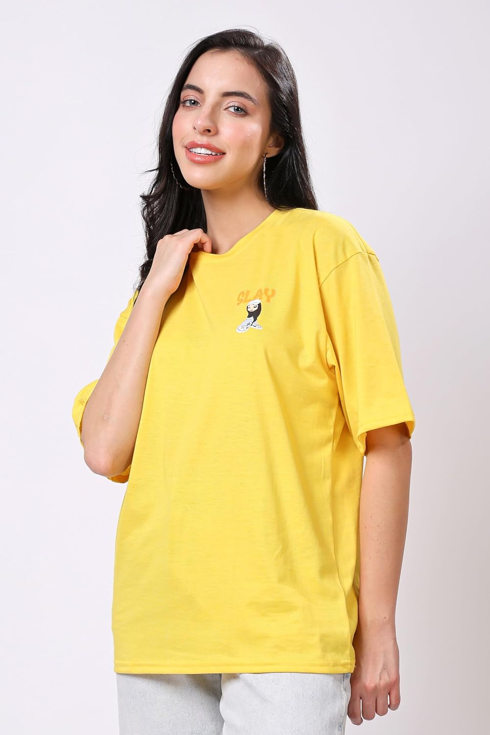 Women's Oversized Drop-Shoulder Graphic T-Shirt - Image 26