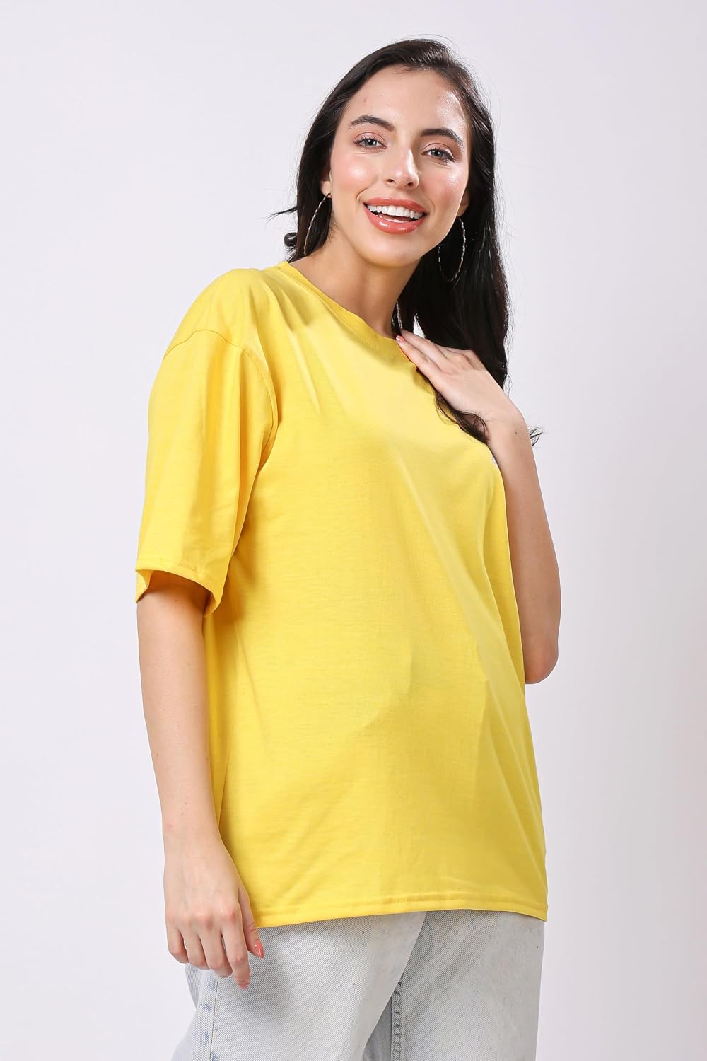 Women's Oversized Drop-Shoulder Graphic T-Shirt - Image 27