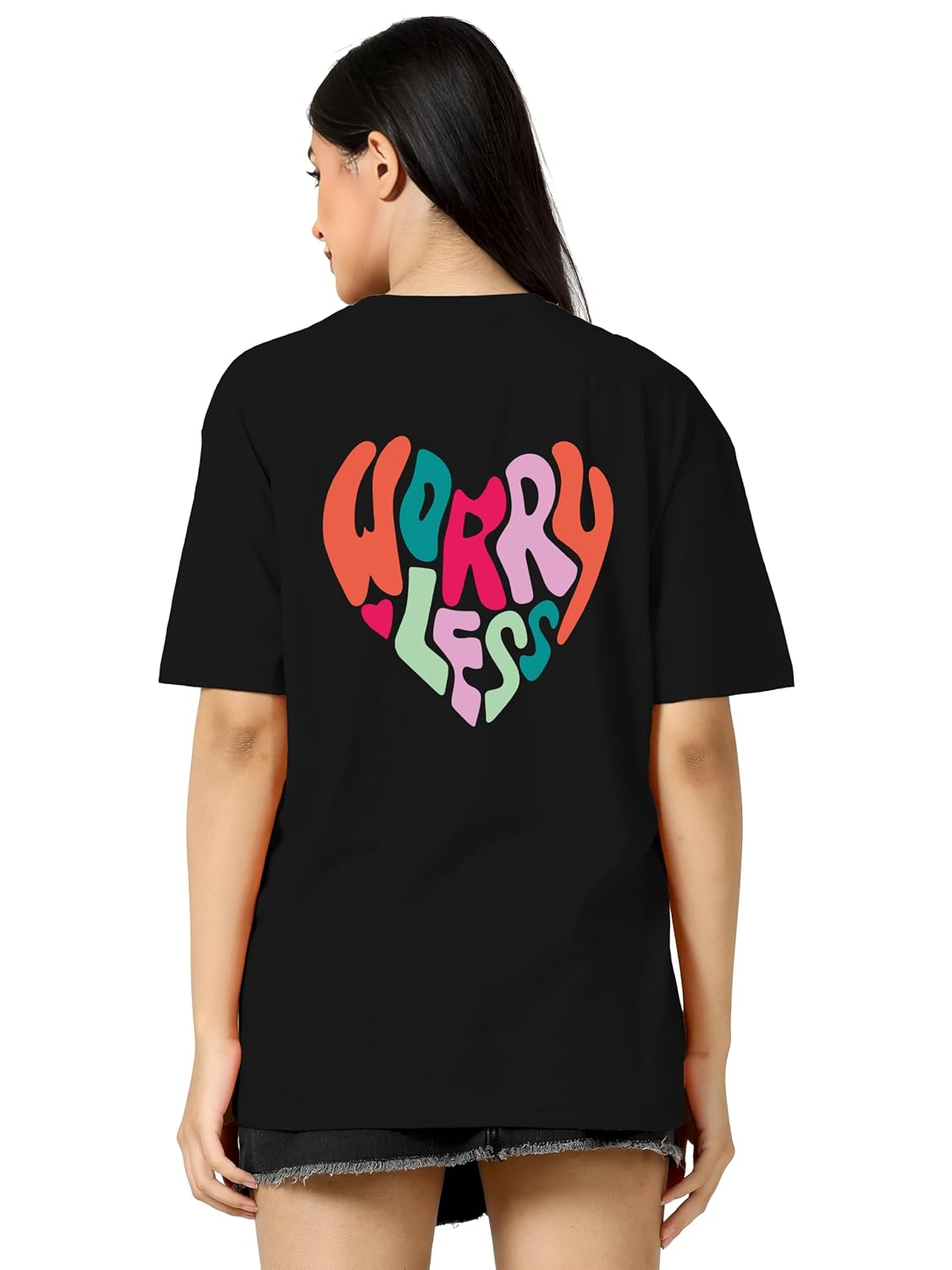 Women's Oversized Drop-Shoulder Graphic T-Shirt - Image 31