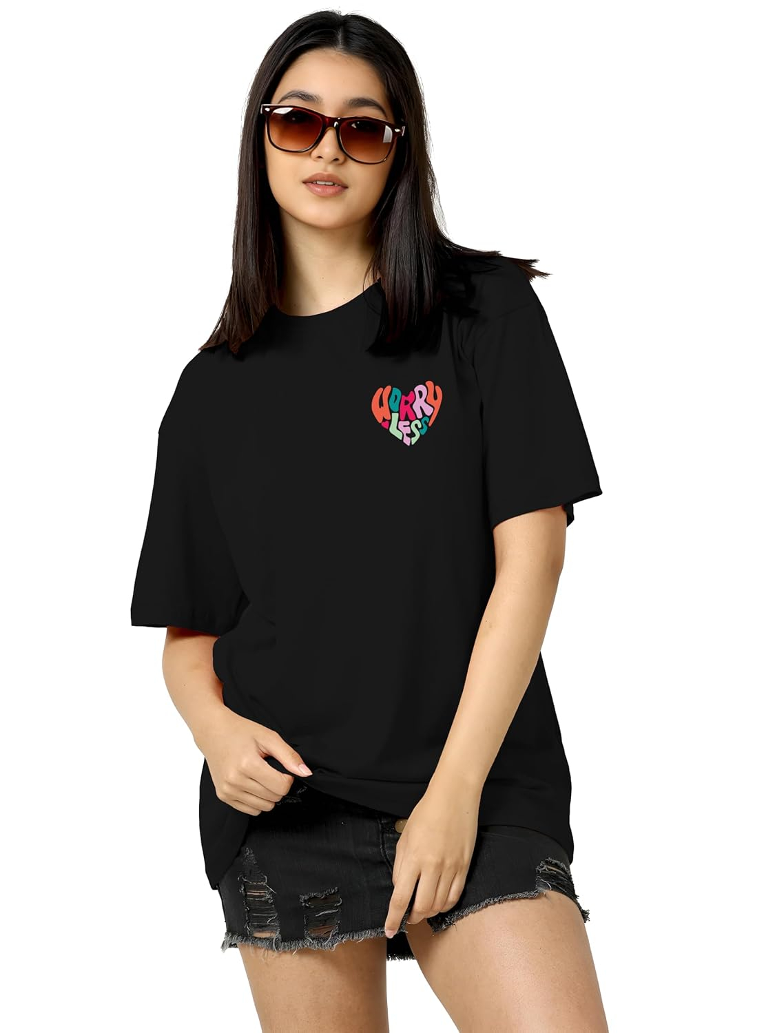 Women's Oversized Drop-Shoulder Graphic T-Shirt - Image 33