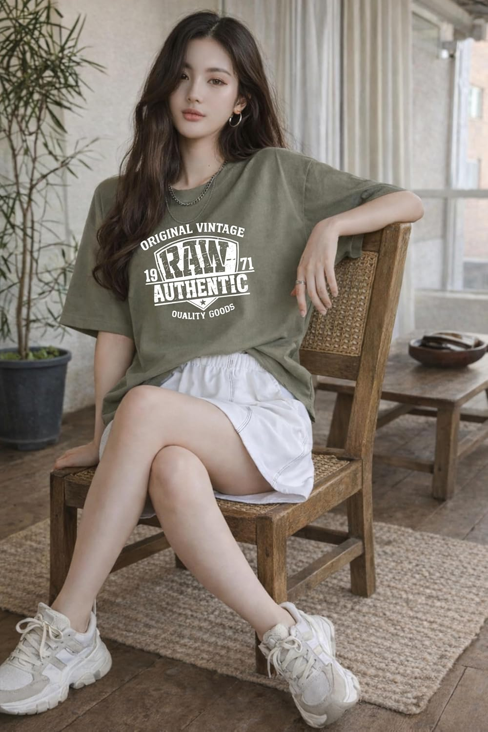 Women's Printed Cotton T-Shirt Duo - Image 11