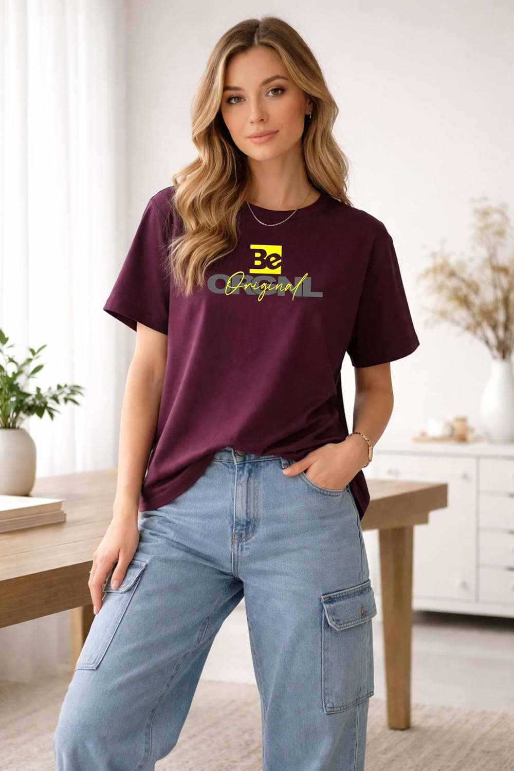 Women's Printed Cotton T-Shirt Duo - Image 22