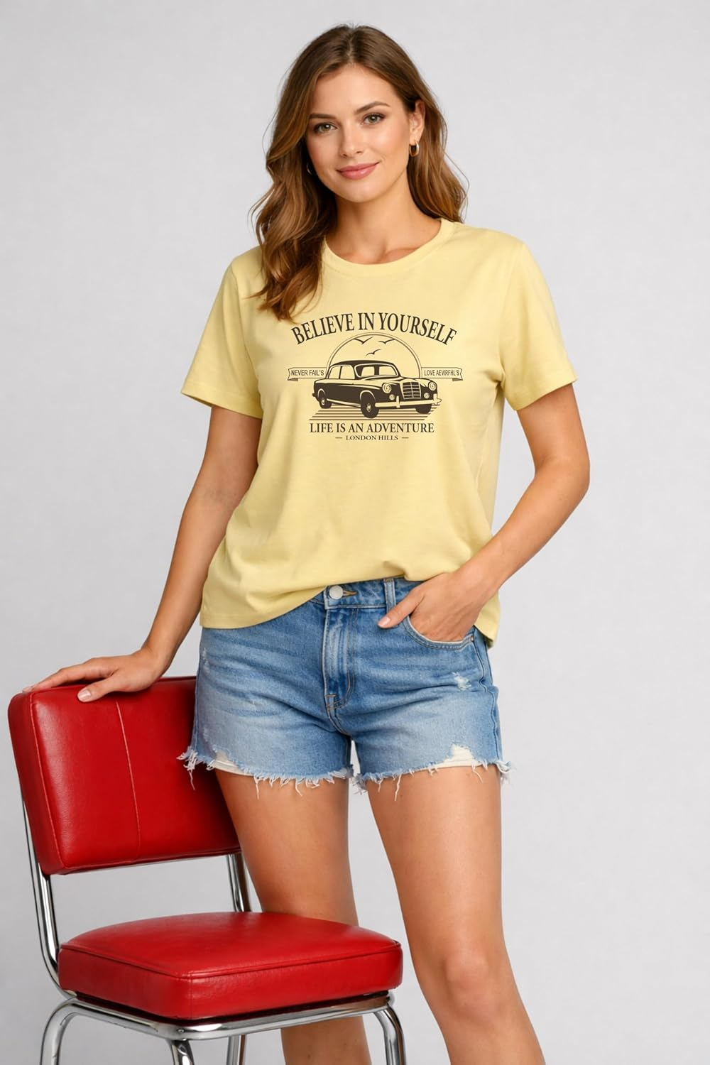 Women's Printed Cotton T-Shirt Duo - Image 34