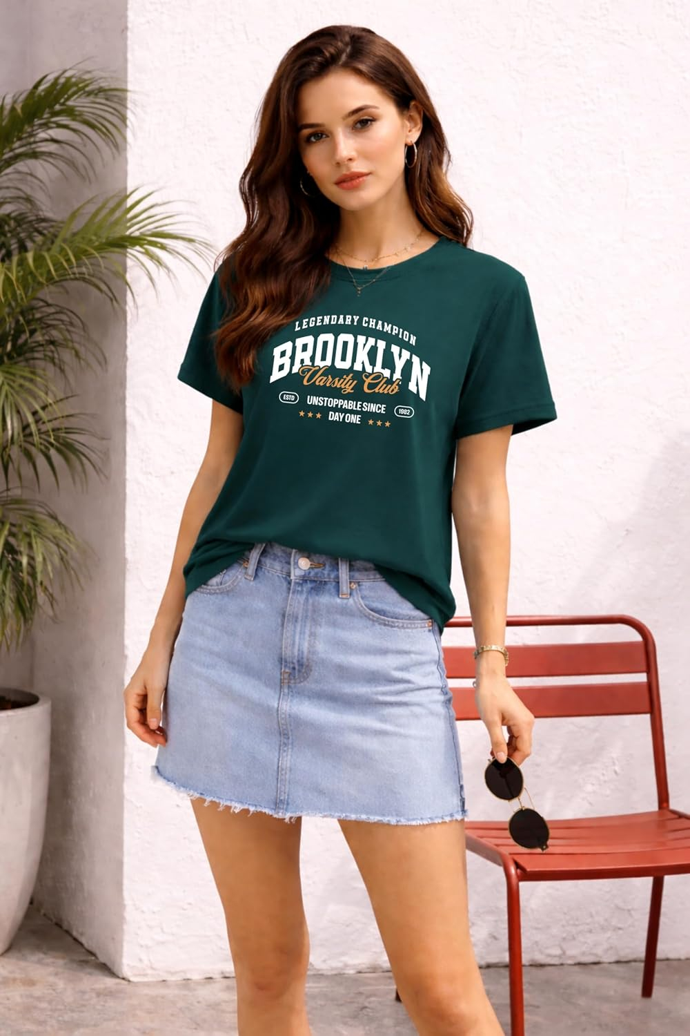 Women's Printed Cotton T-Shirt Duo - Image 35