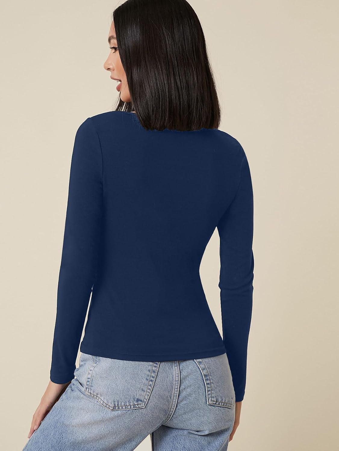 Women's Long-Sleeve Slim-Fit Top - Image 15