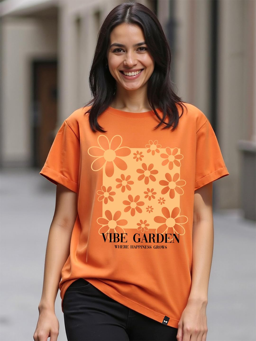 Women's Relaxed Graphic Boyfriend T-Shirt - Image 3