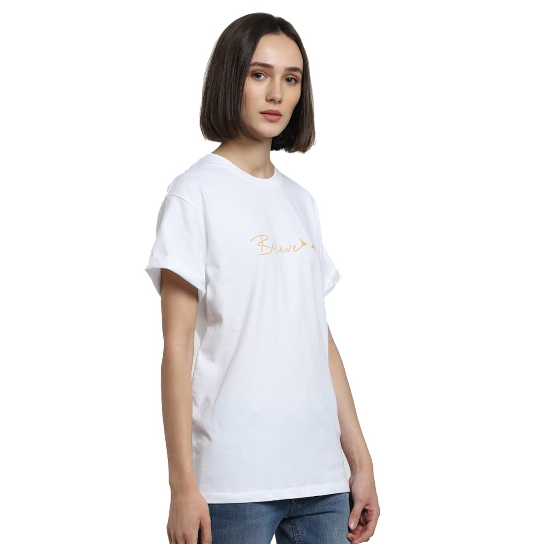 Women's Relaxed Graphic Boyfriend T-Shirt - Image 9