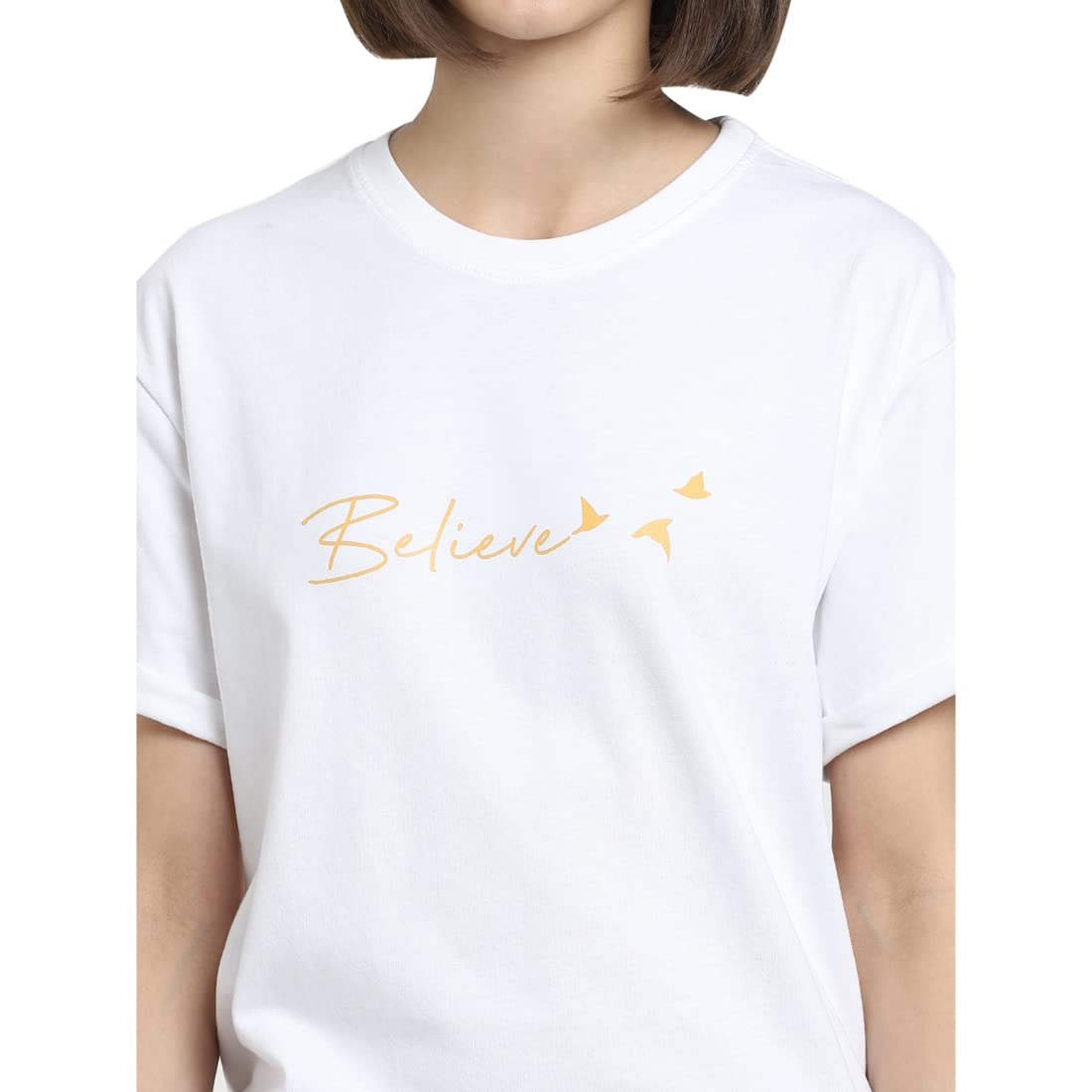 Women's Relaxed Graphic Boyfriend T-Shirt - Image 12