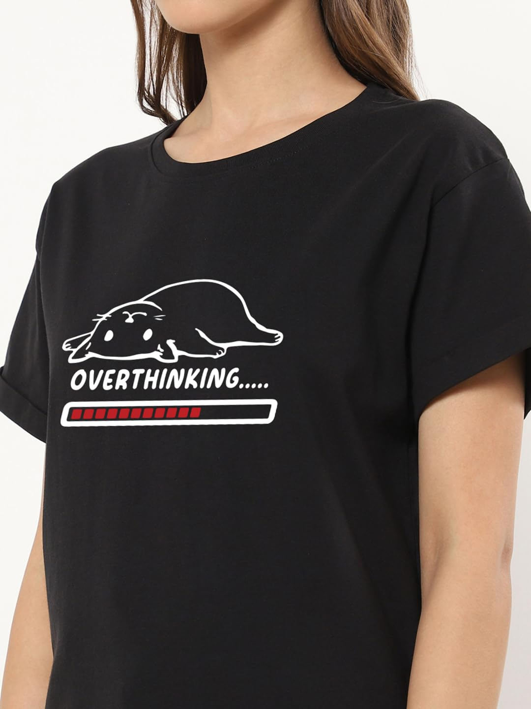 Women's Relaxed Graphic Boyfriend T-Shirt - Image 31