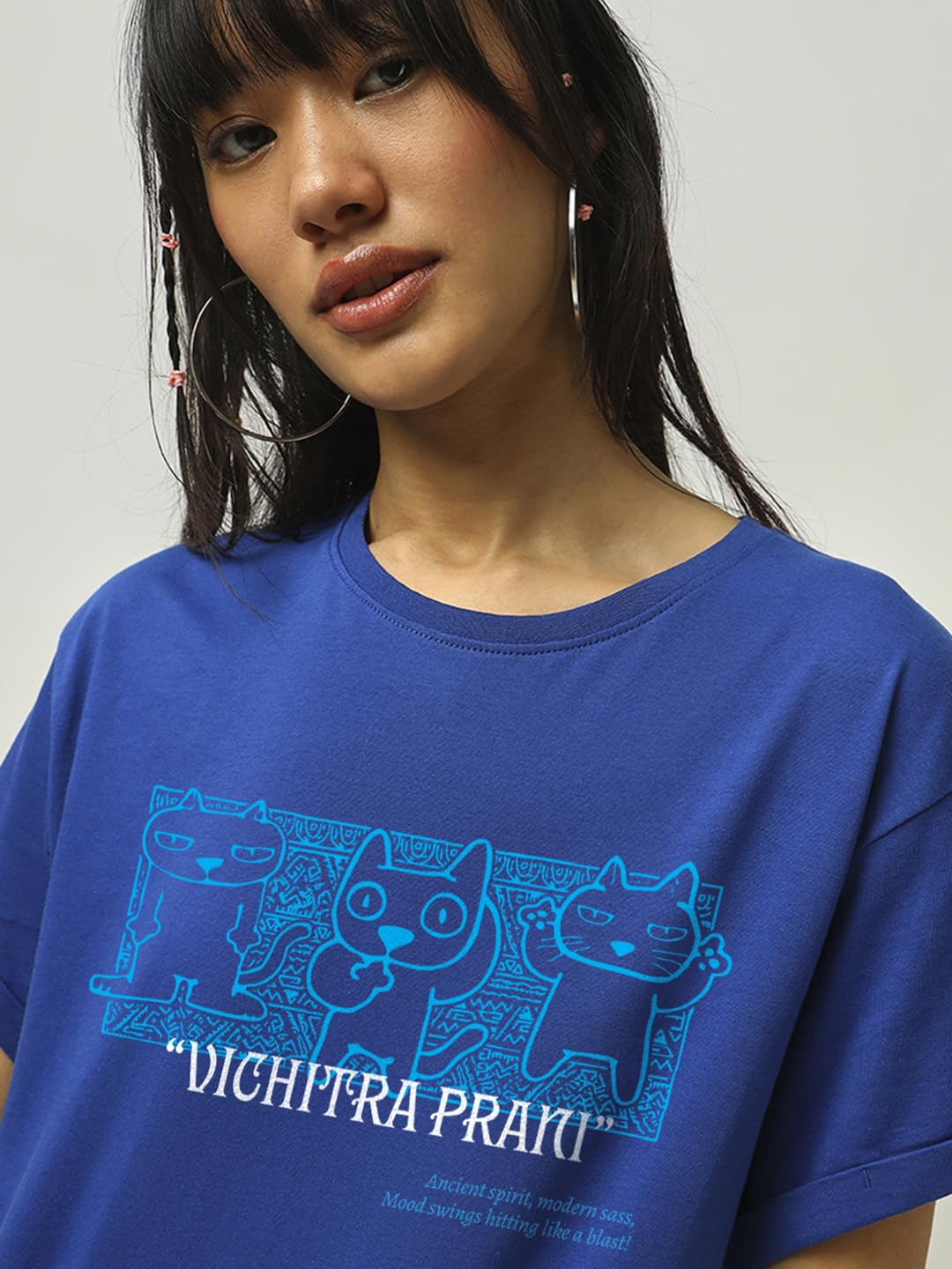 Women's Relaxed Graphic Boyfriend T-Shirt - Image 48