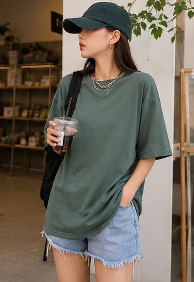Women's Loose-Fit Drop-Shoulder T-Shirt Duo - Image 7