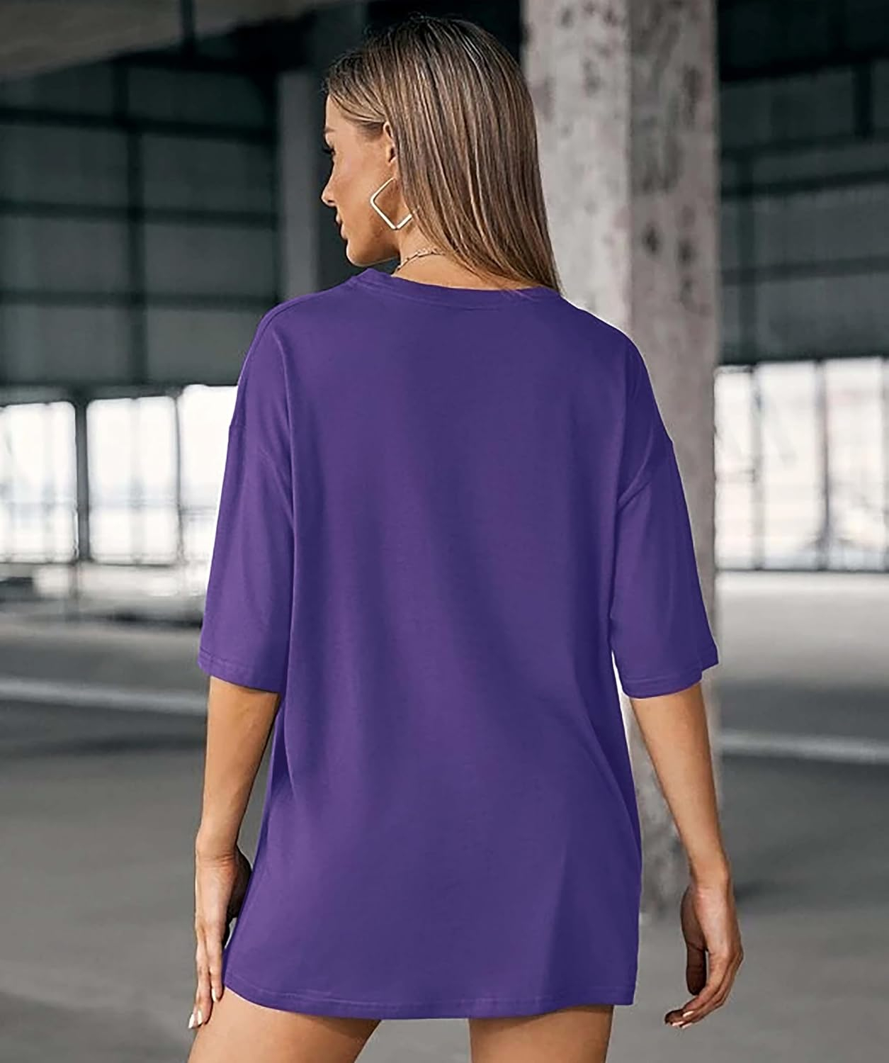 Women's Loose-Fit Drop-Shoulder T-Shirt Duo - Image 24