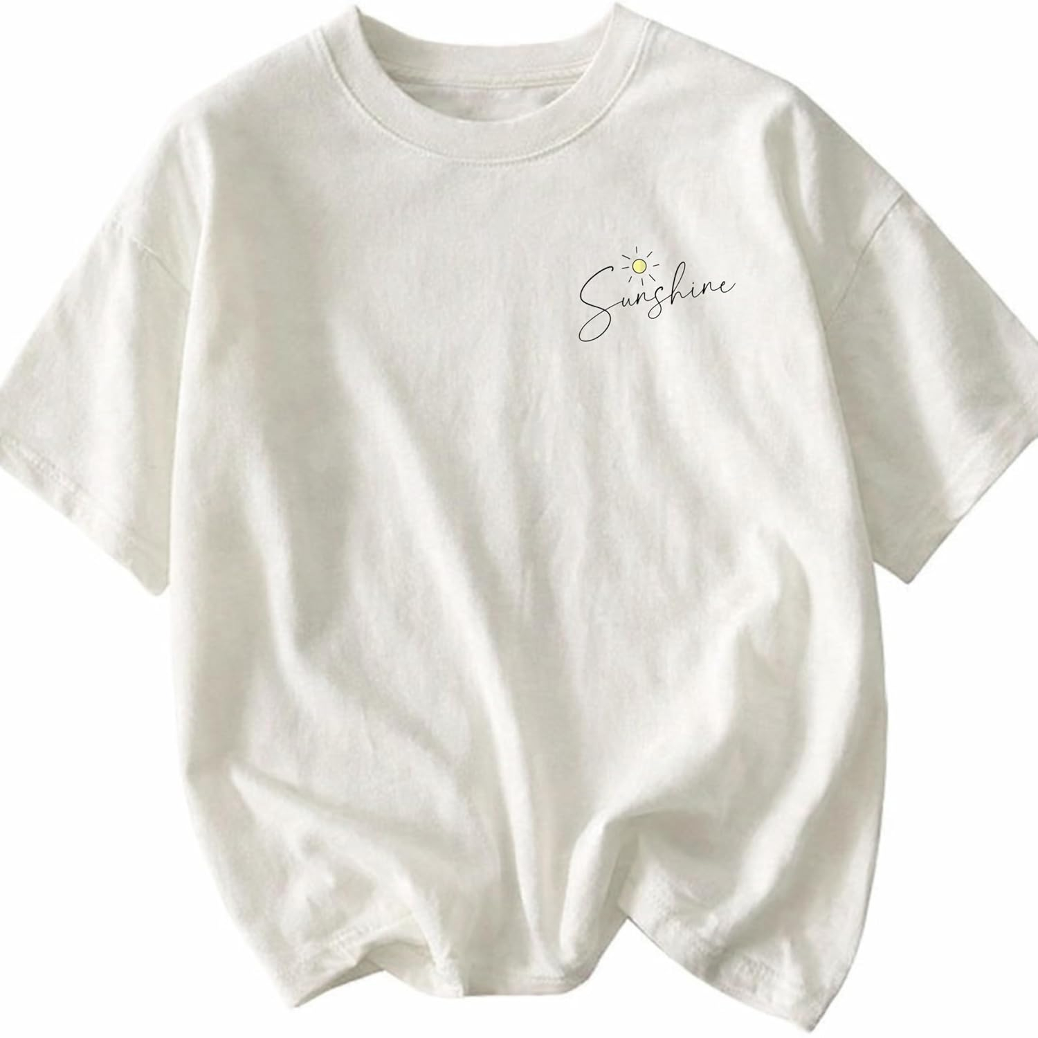 Women's Oversized Cotton Half-Sleeve T-Shirt - Image 2