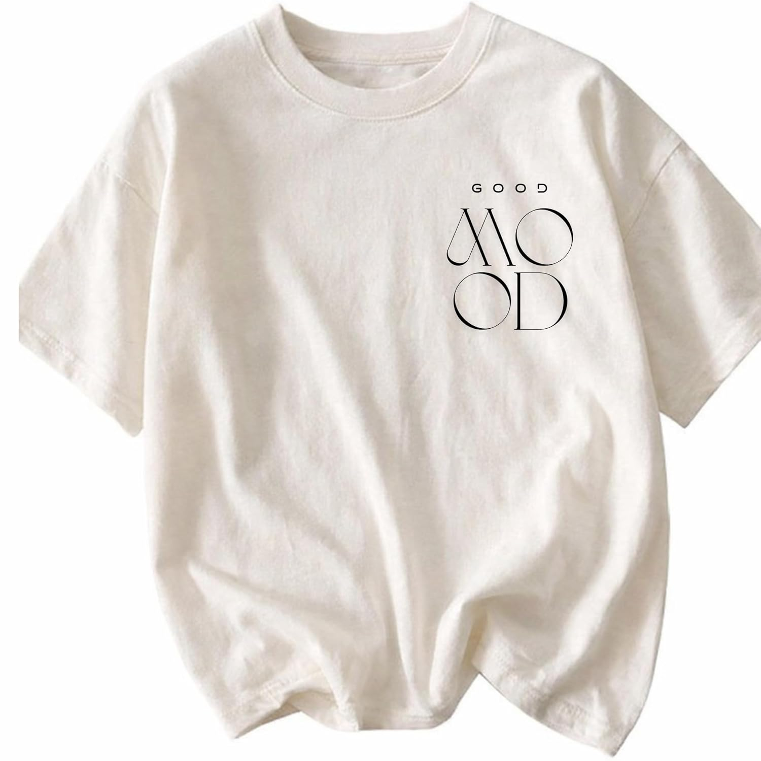 Women's Oversized Cotton Half-Sleeve T-Shirt - Image 23