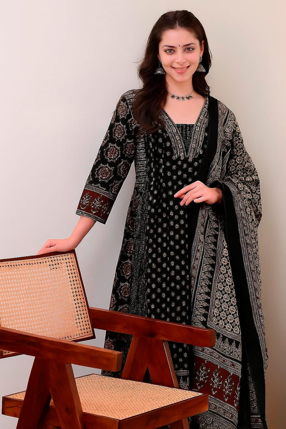Women's Anarkali Kurta Set with Dupatta - Style 2 - Image 18