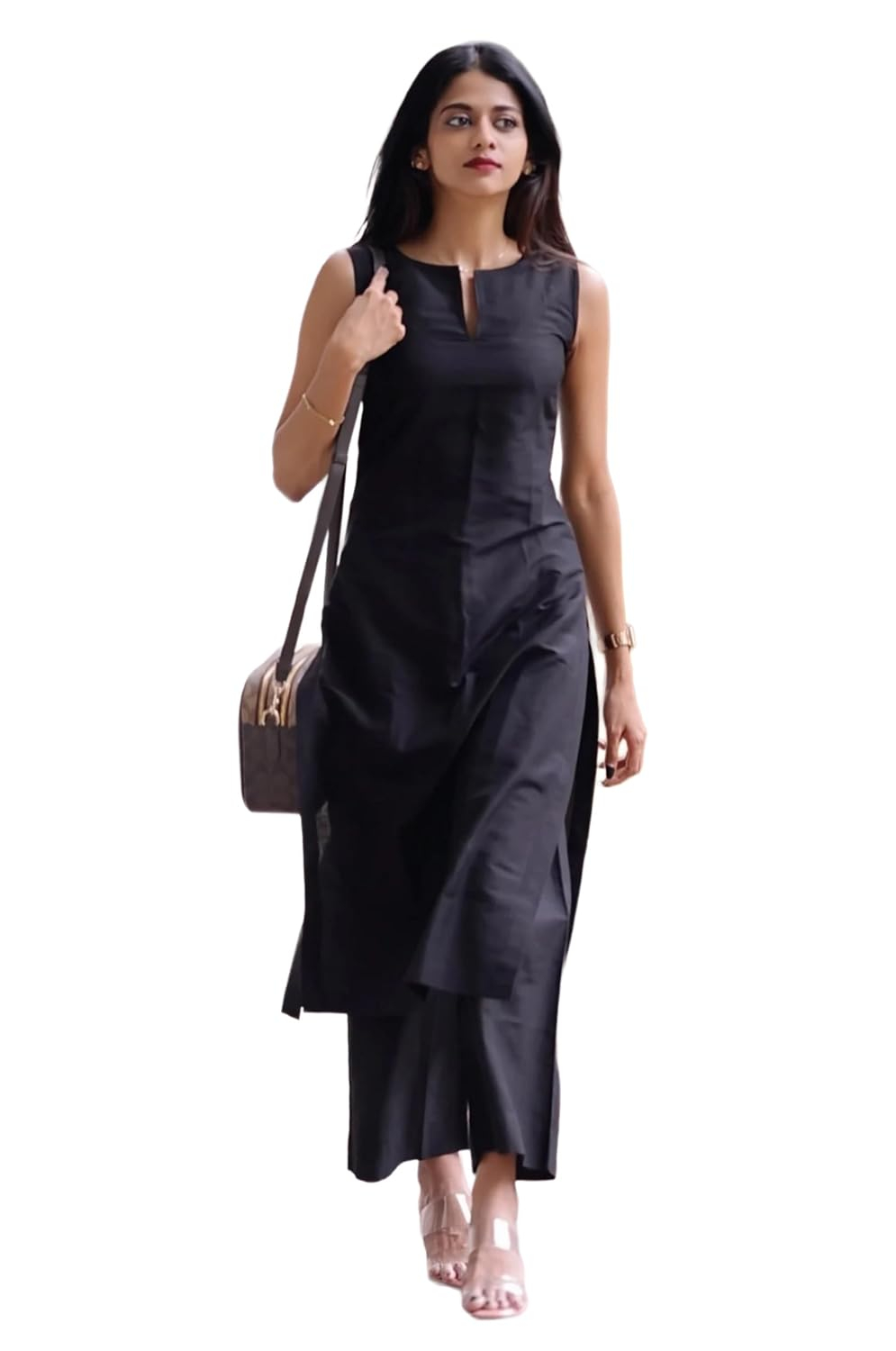 Women's Straight Kurta & Palazzo Set - Style 6 - Image 28