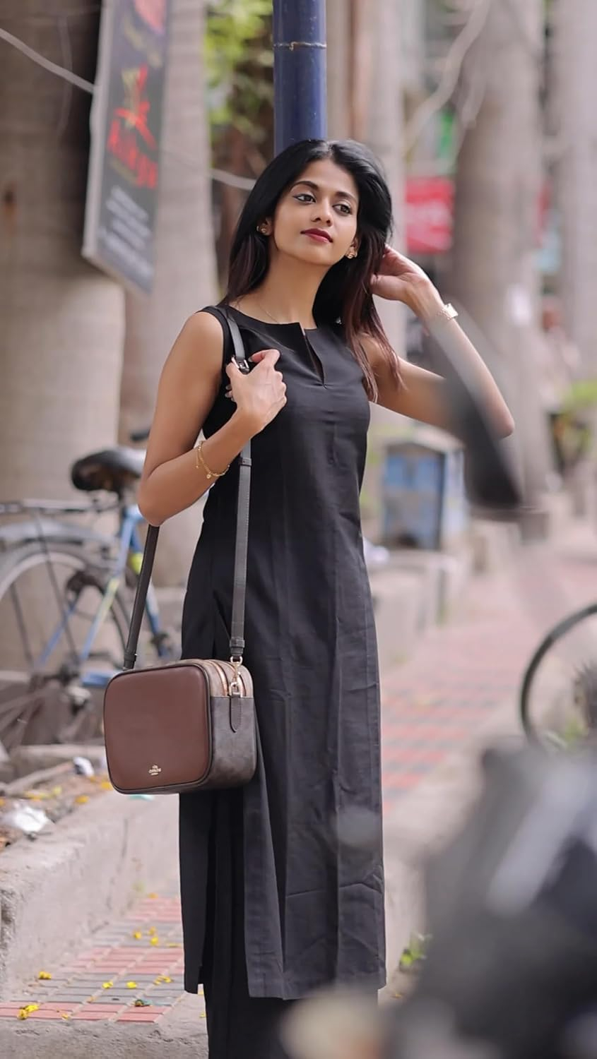 Women's Straight Kurta & Palazzo Set - Style 3 - Image 4