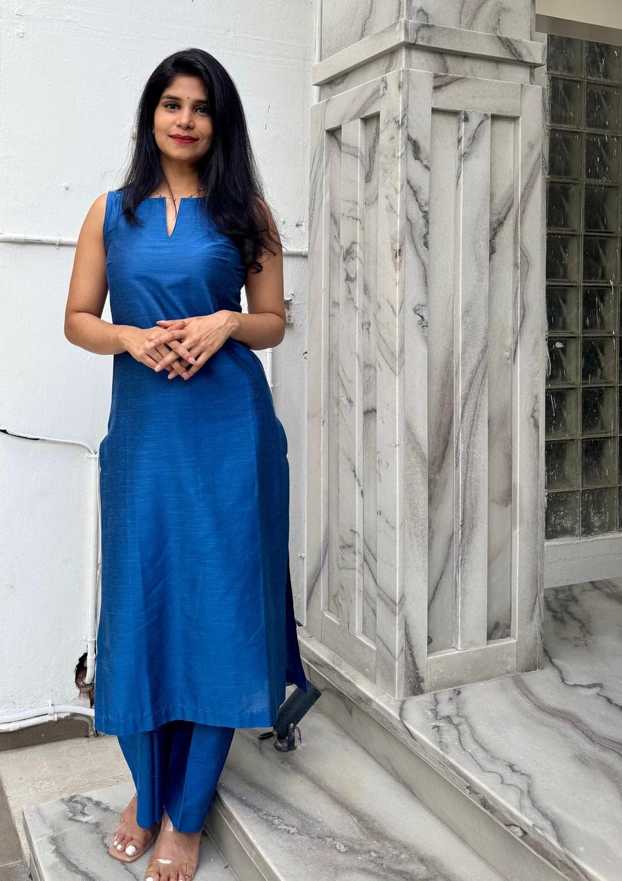 Women's Straight Kurta & Palazzo Set - Style 3 - Image 31