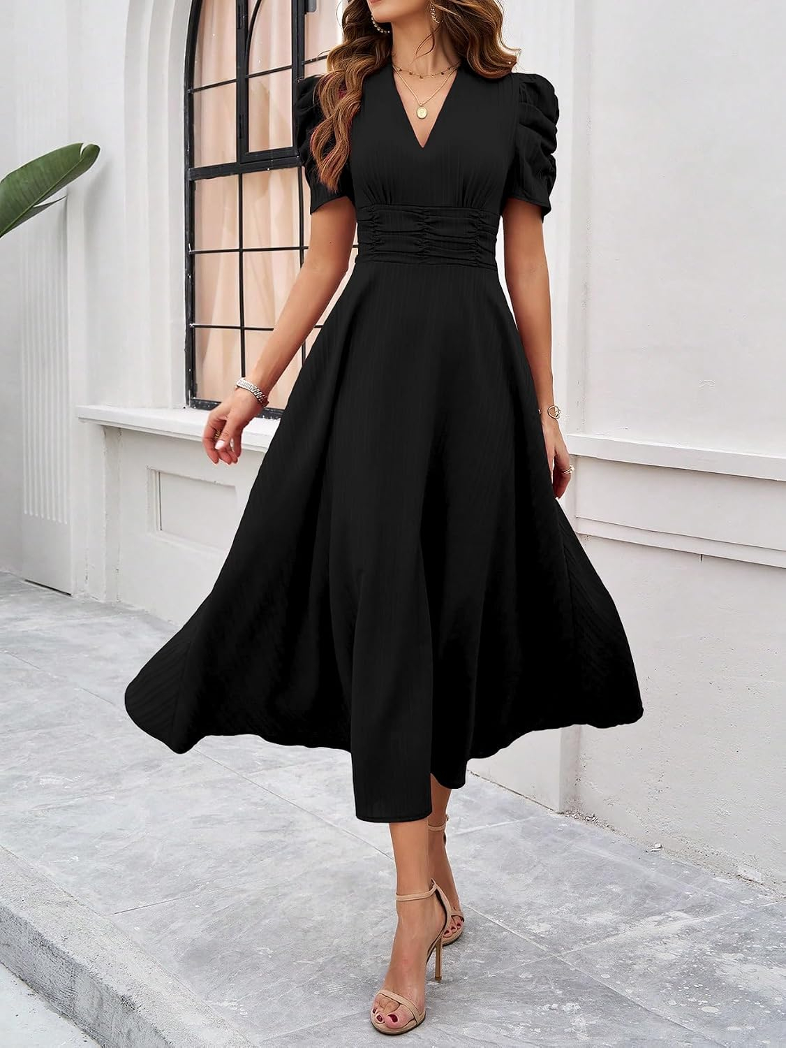 Women's Everyday Dress - Style 6 - Image 49