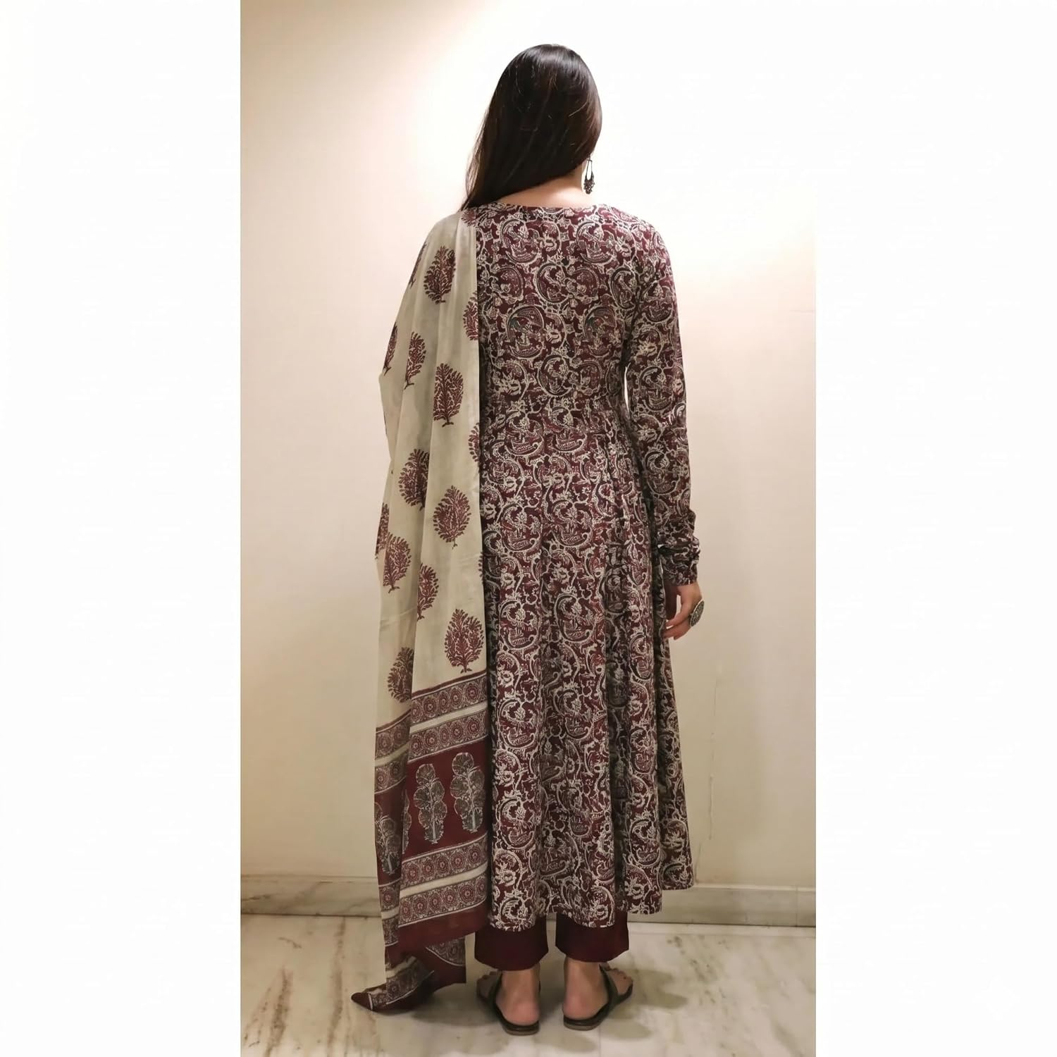 Women's Anarkali Kurta Set with Dupatta - Image 5