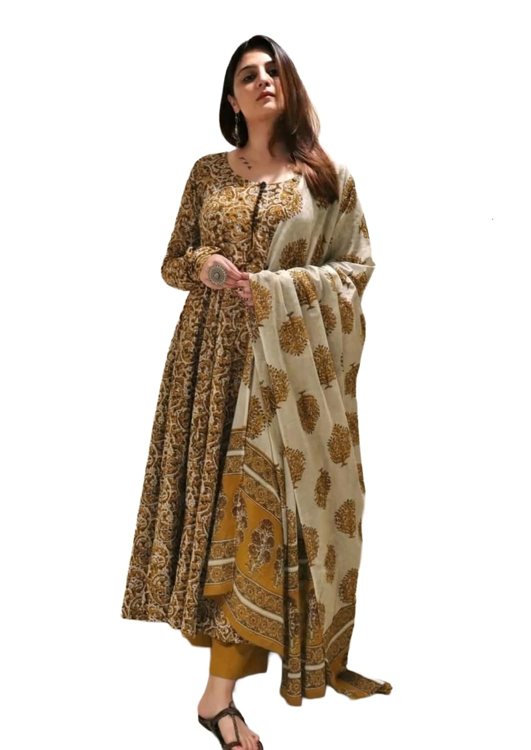 Women's Anarkali Kurta Set with Dupatta - Image 15