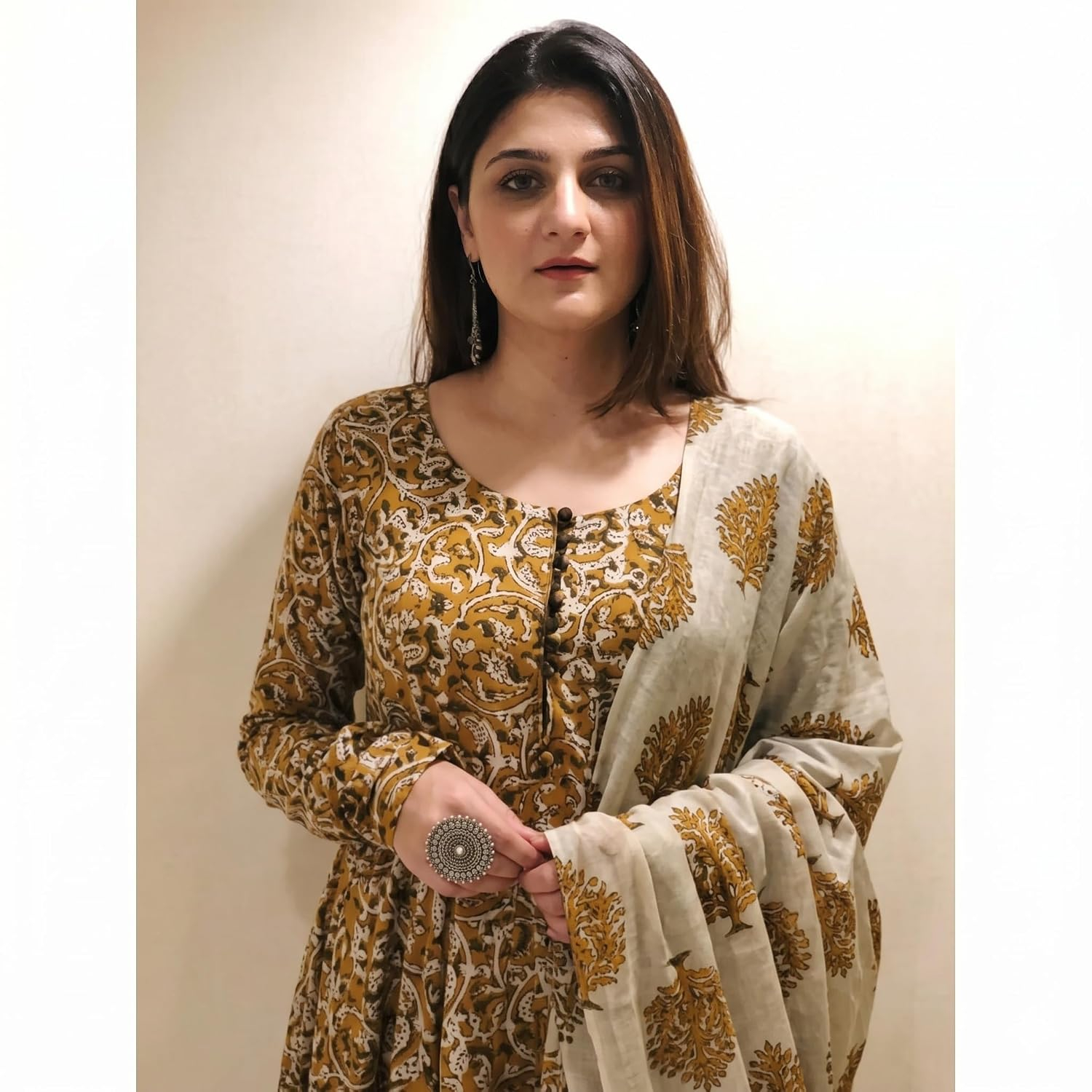 Women's Anarkali Kurta Set with Dupatta - Image 16