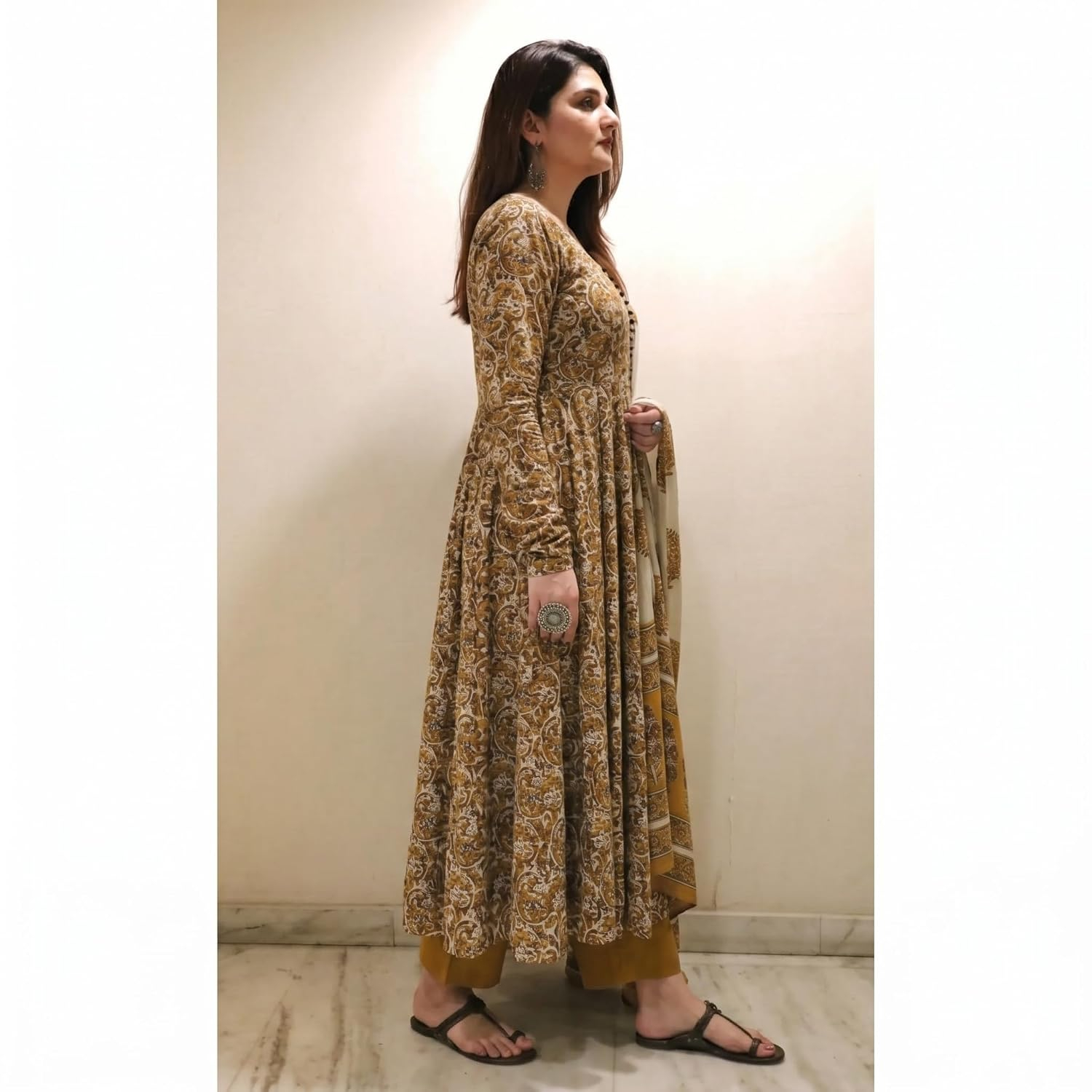 Women's Anarkali Kurta Set with Dupatta - Image 17