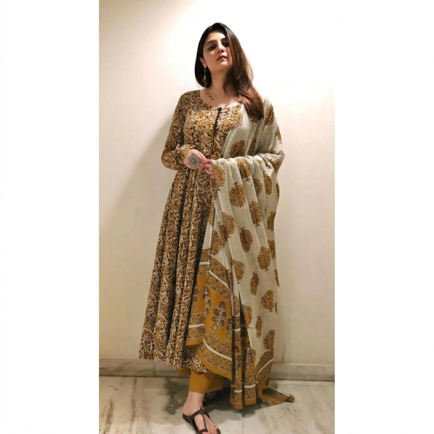 Women's Anarkali Kurta Set with Dupatta - Image 19
