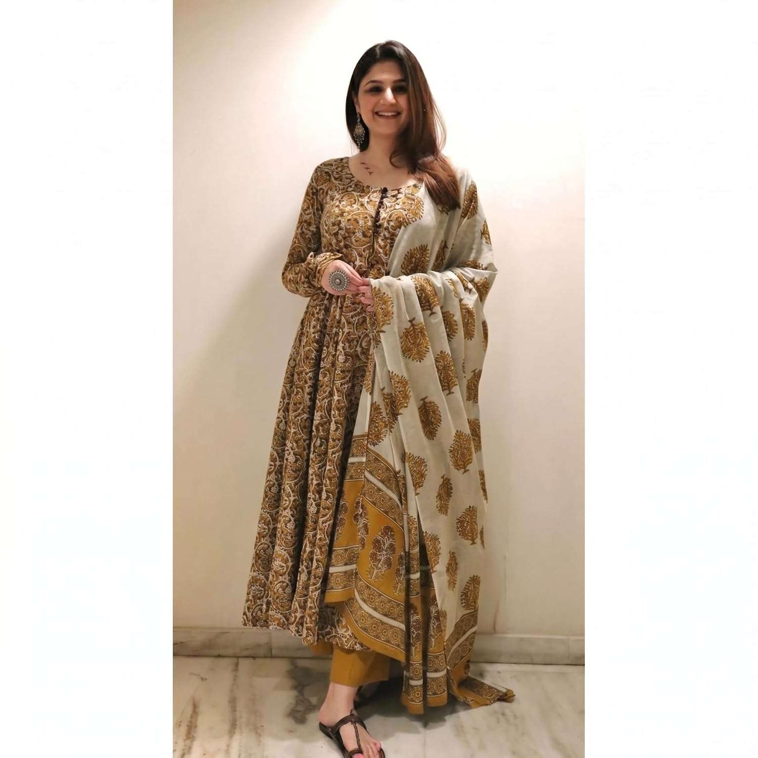 Women's Anarkali Kurta Set with Dupatta - Image 20