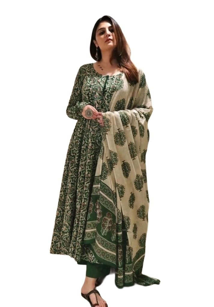 Women's Anarkali Kurta Set with Dupatta - Image 28