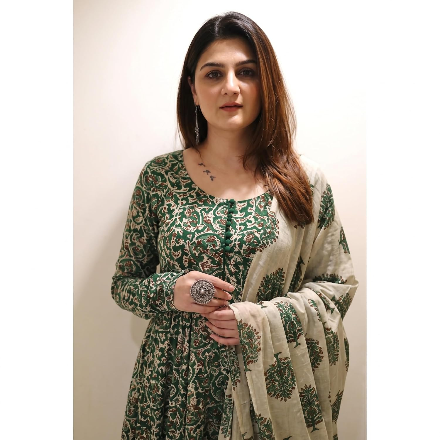 Women's Anarkali Kurta Set with Dupatta - Image 29