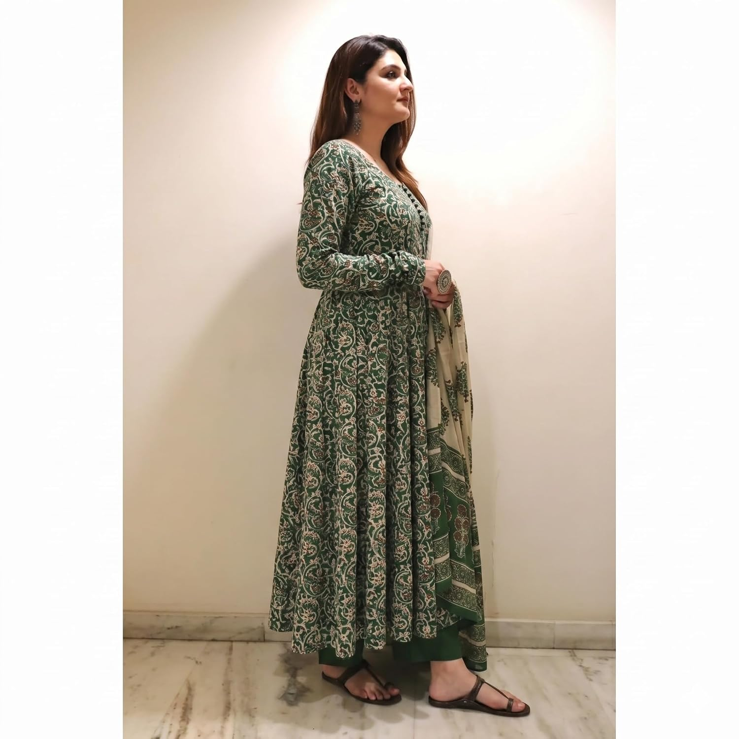 Women's Anarkali Kurta Set with Dupatta - Image 30