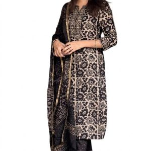 Women's Straight Kurta Set with Dupatta - Style 5