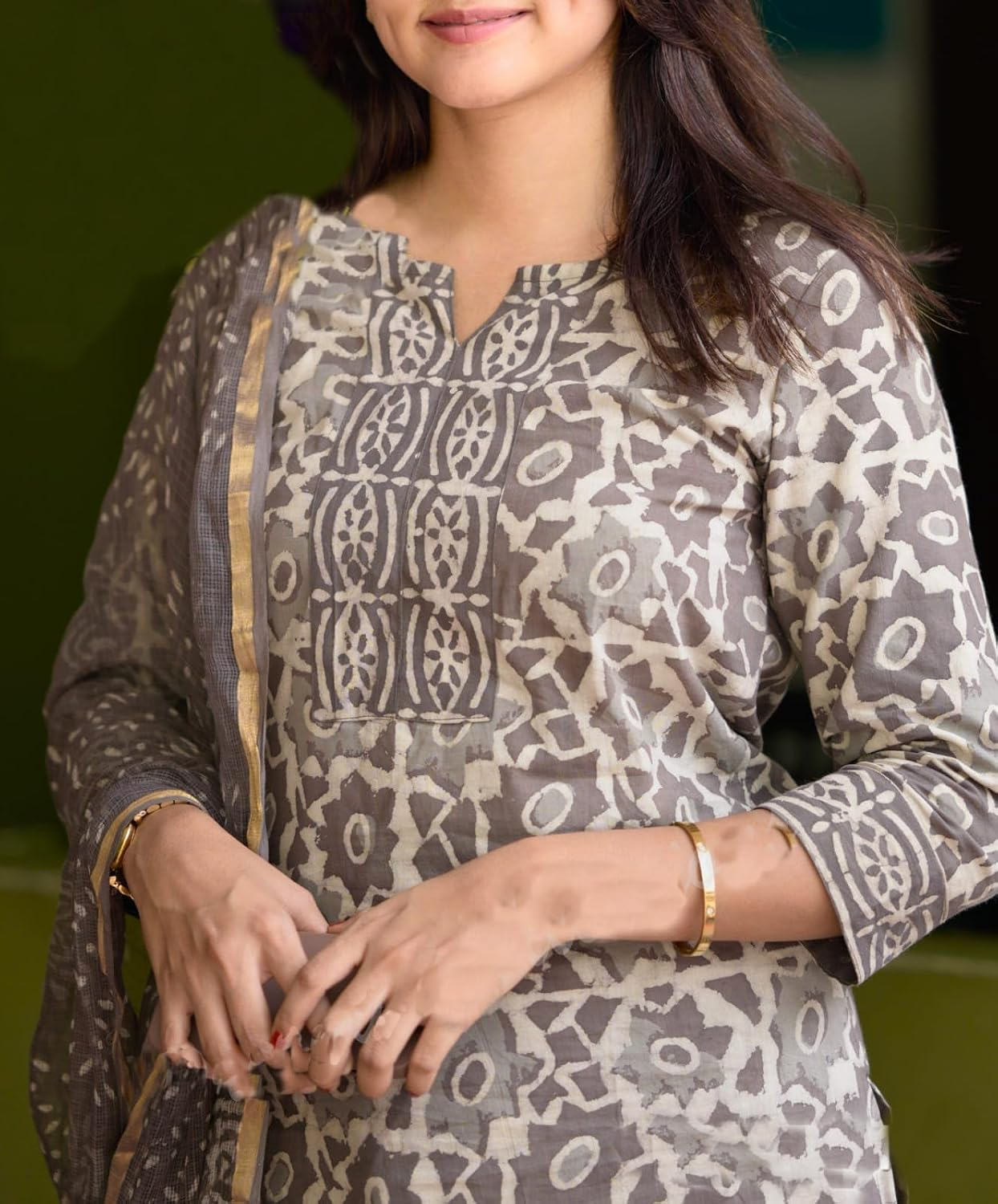 Women's Straight Kurta Set with Dupatta - Style 2 - Image 35