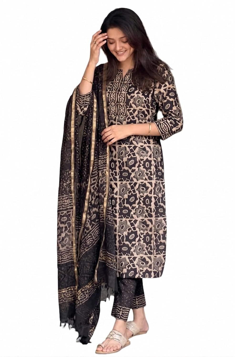 Women's Straight Kurta Set with Dupatta - Image 22