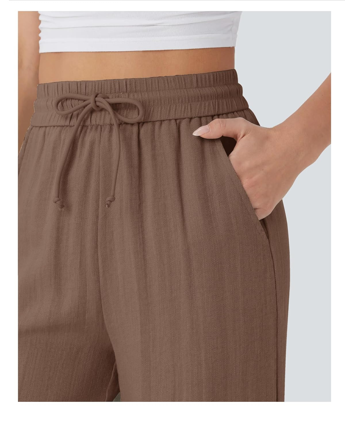 Nermosa High-Waist Korean Trousers with Wide Baggy Fit - Image 3