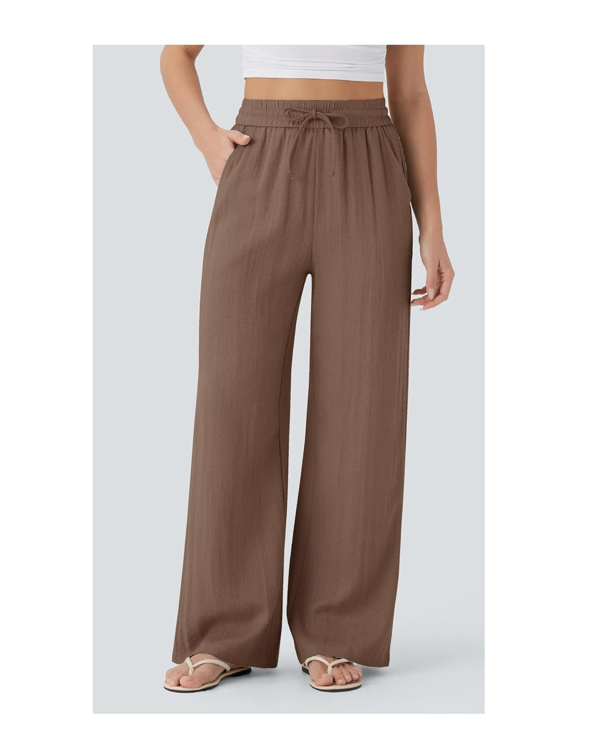 Nermosa High-Waist Korean Trousers with Wide Baggy Fit - Image 7