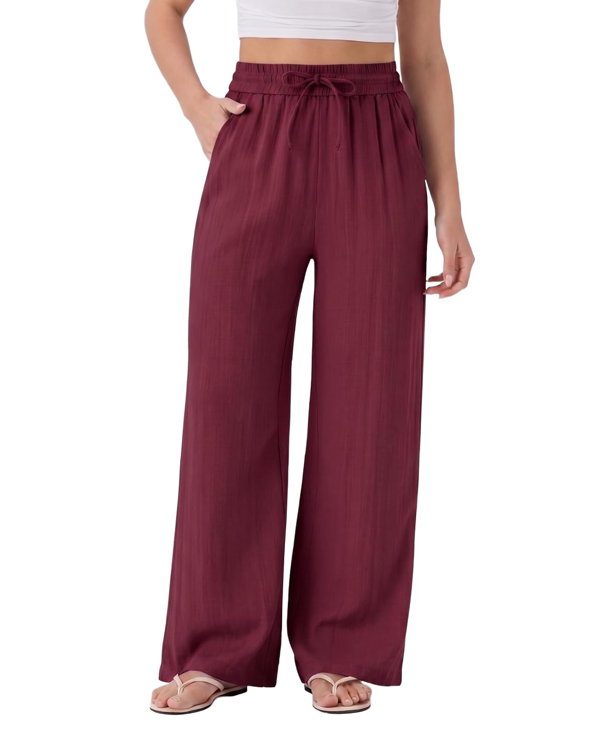 Nermosa High-Waist Korean Trousers with Wide Baggy Fit - Image 9