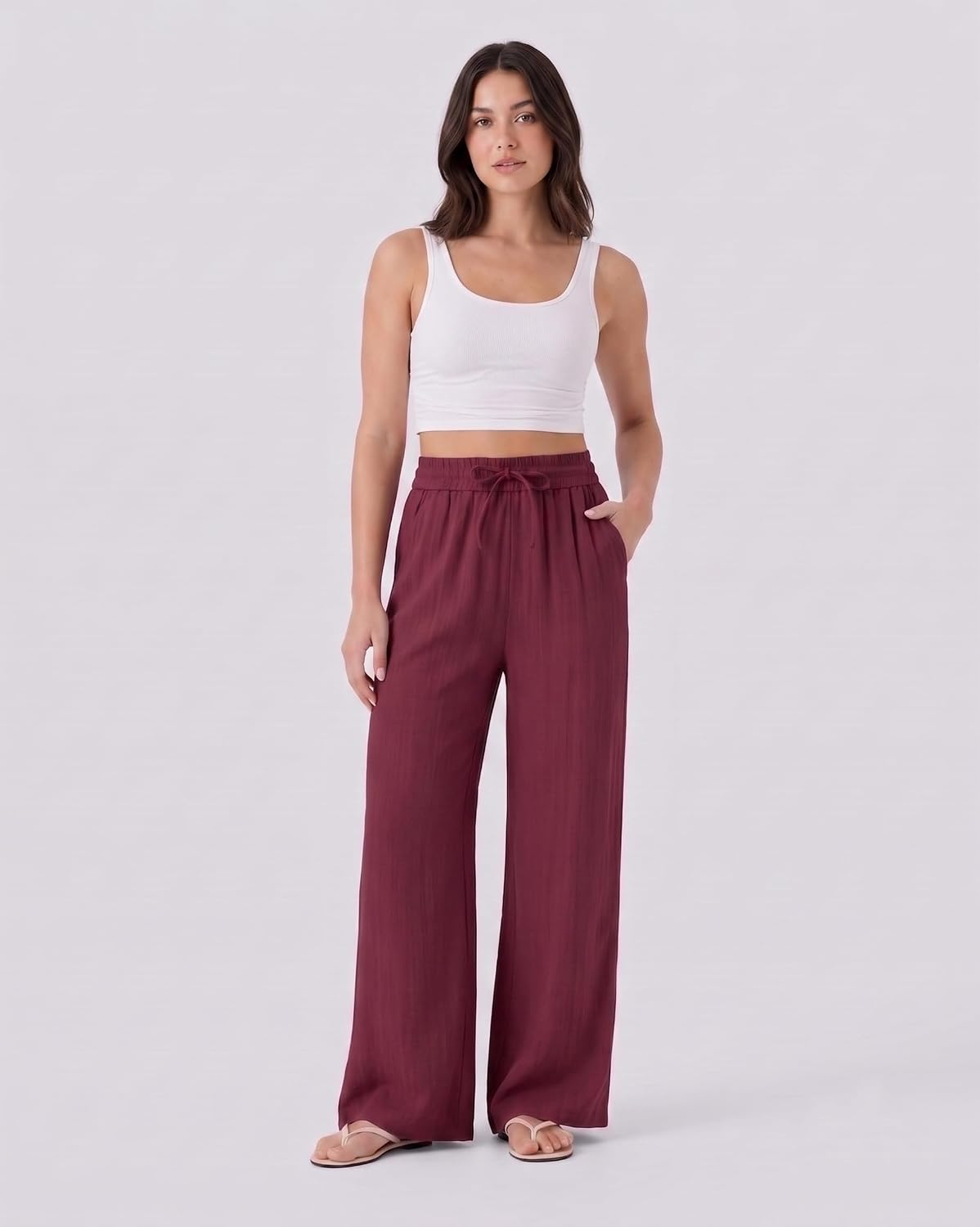 Nermosa High-Waist Korean Trousers with Wide Baggy Fit - Image 13