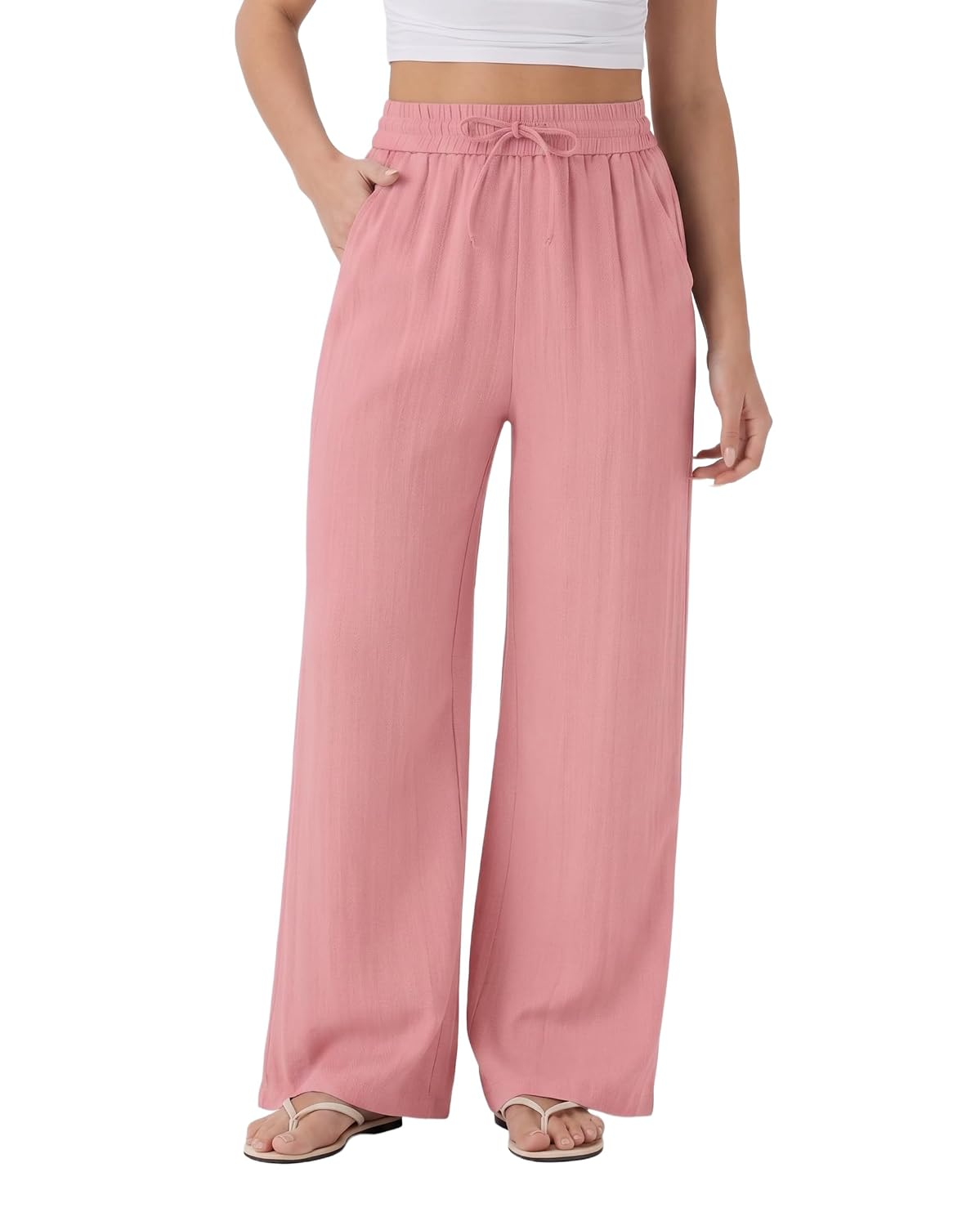 Nermosa High-Waist Korean Trousers with Wide Baggy Fit - Image 15