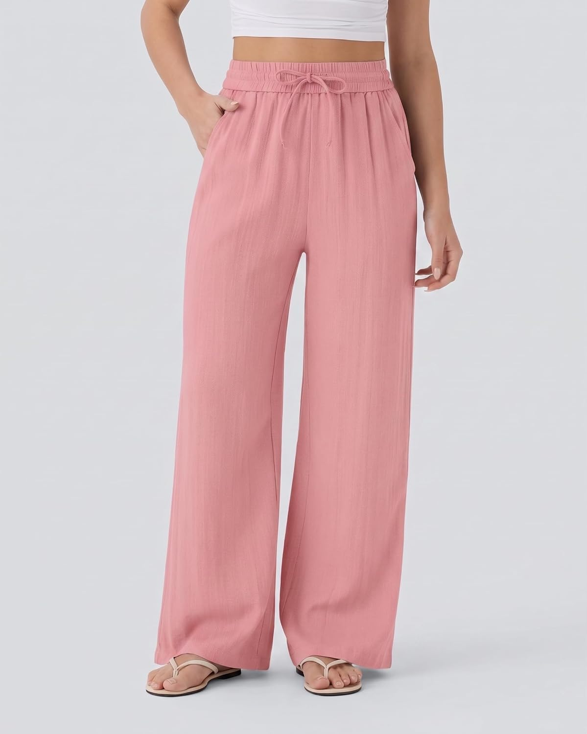 Nermosa High-Waist Korean Trousers with Wide Baggy Fit - Image 21