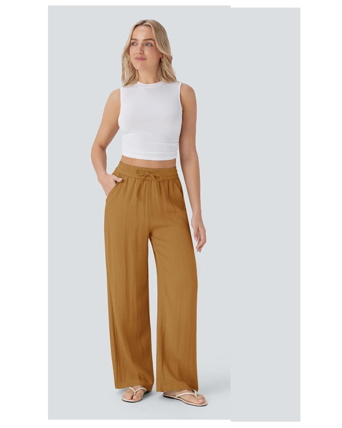 Nermosa High-Waist Korean Trousers with Wide Baggy Fit - Image 24