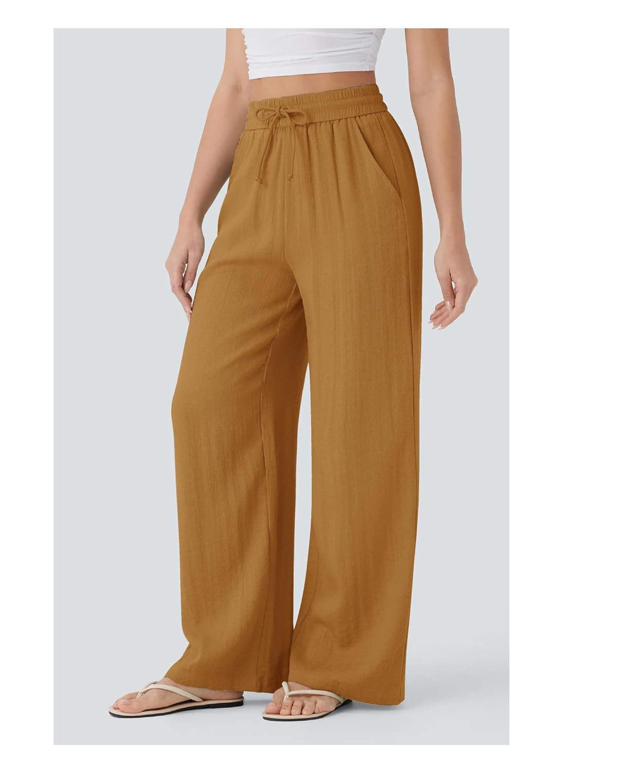 Nermosa High-Waist Korean Trousers with Wide Baggy Fit - Image 26