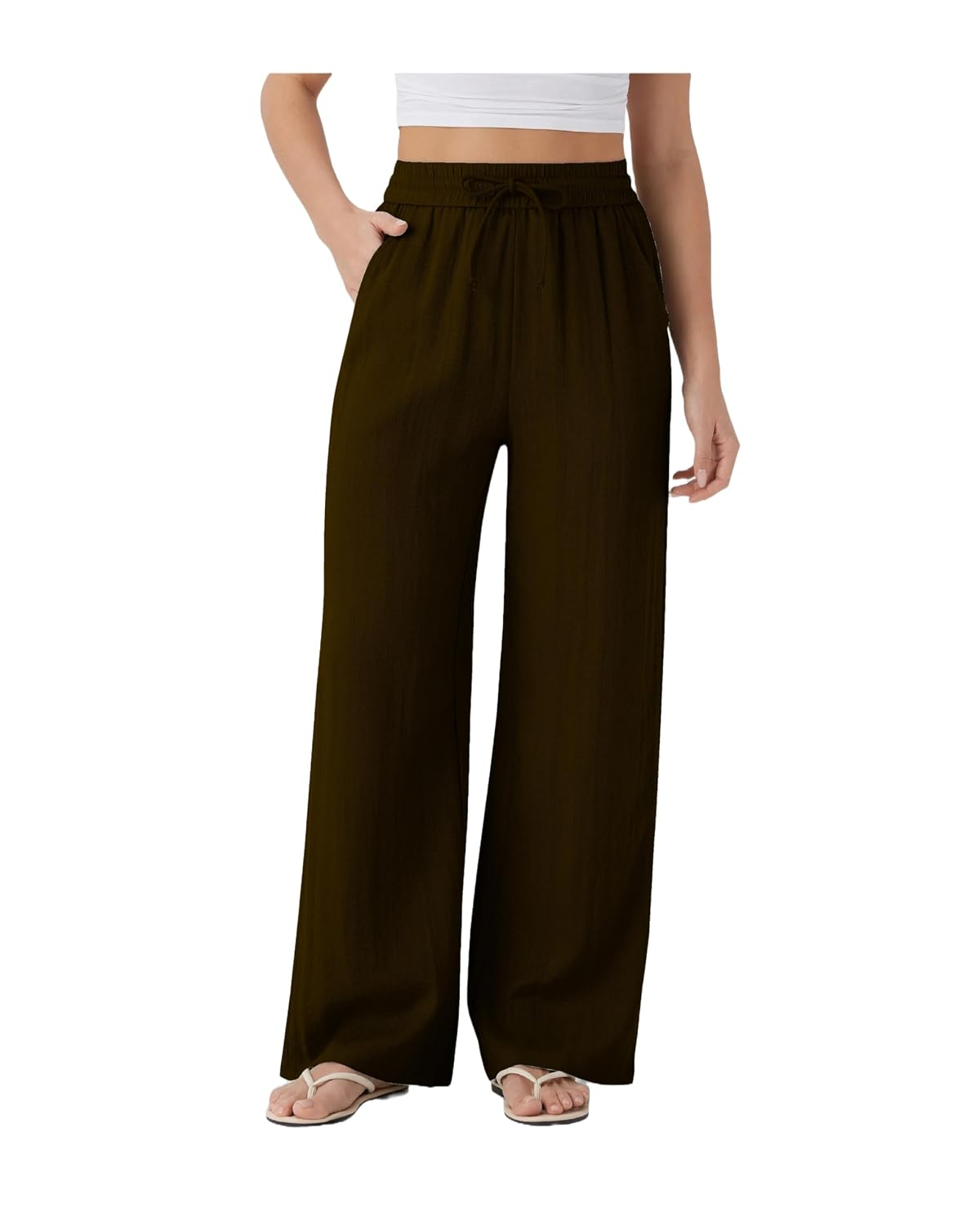 Nermosa High-Waist Korean Trousers with Wide Baggy Fit - Image 28