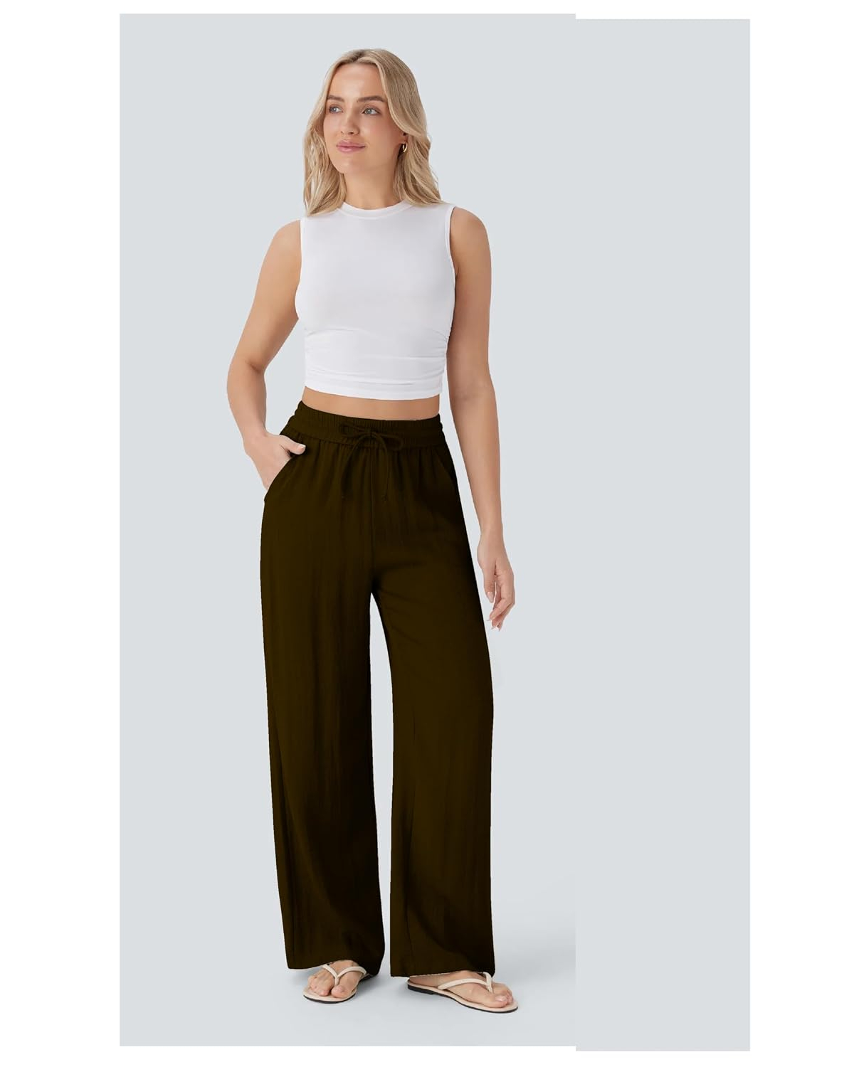 Nermosa High-Waist Korean Trousers with Wide Baggy Fit - Image 30